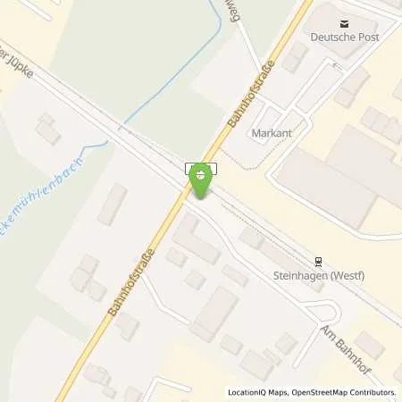 Standortübersicht der Tankstelle Gemeindewerke Steinhagen GmbH in 33803 Steinhagen