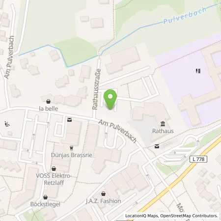 Standortübersicht der Tankstelle Gemeindewerke Steinhagen GmbH in 33803 Steinhagen