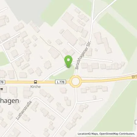 Standortübersicht der Tankstelle Gemeindewerke Steinhagen GmbH in 33803 Steinhagen