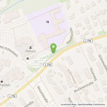 Standortübersicht der Tankstelle Gemeindewerke Steinhagen GmbH in 33803 Steinhagen