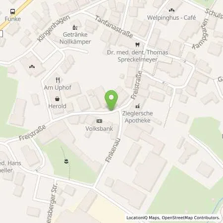 Standortübersicht der Tankstelle innogy SE in 33829 Borgholzhausen