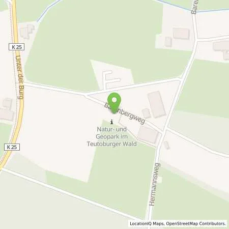 Standortübersicht der Tankstelle innogy SE in 33829 Borgholzhausen