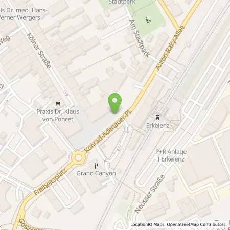 Standortübersicht der Tankstelle NEW AG in 41812 Erkelenz