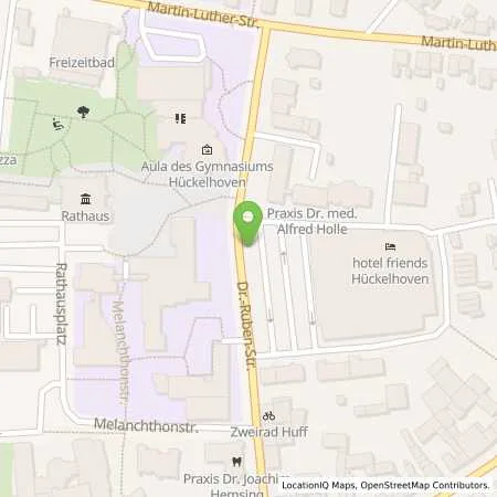 Standortübersicht der Tankstelle NEW Niederrhein Energie und Wasser GmbH in 41836 Hückelhoven