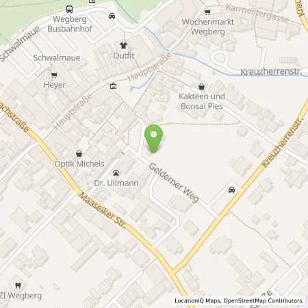 Standortübersicht der Tankstelle NEW Niederrhein Energie und Wasser GmbH in 41844 Wegberg