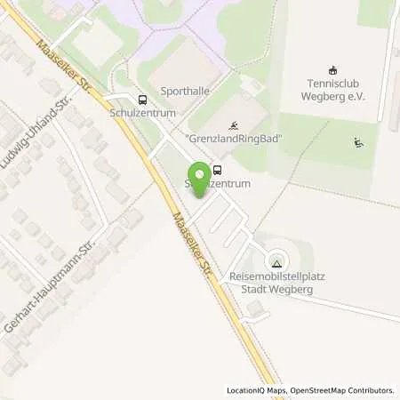 Standortübersicht der Tankstelle NEW Niederrhein Energie und Wasser GmbH in 41844 Wegberg