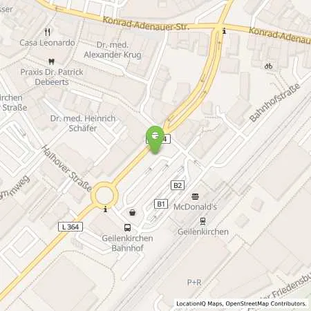 Standortübersicht der Tankstelle NEW Niederrhein Energie und Wasser GmbH in 52511 Geilenkirchen