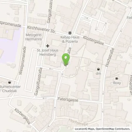 Standortübersicht der Tankstelle Allego GmbH in 52525 Heinsberg