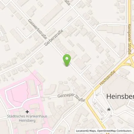 Standortübersicht der Tankstelle Alliander Netz Heinsberg GmbH in 52525 Heinserg