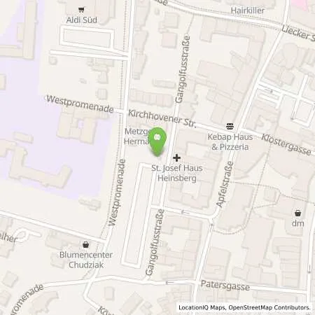 Standortübersicht der Tankstelle Alliander Netz Heinsberg GmbH in 52525 Heinsberg