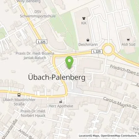 Standortübersicht der Tankstelle NEW AG in 52531 Übach-Palenberg