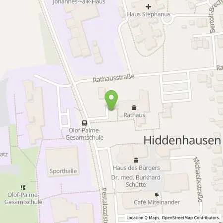 Standortübersicht der Tankstelle Westfalen Weser Netz GmbH in 32120 Hiddenhausen