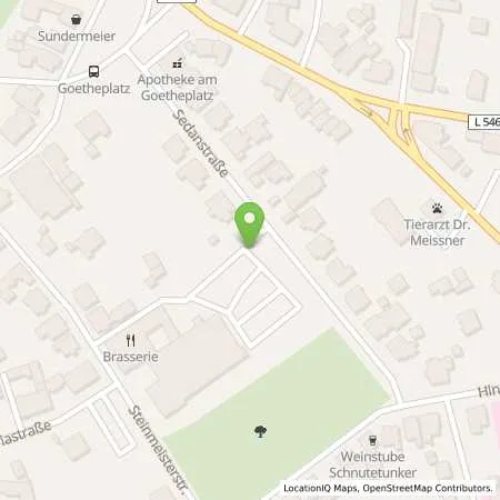 Standortübersicht der Tankstelle Energie- und Wasserversorgung Bünde GmbH in 32257 Bünde