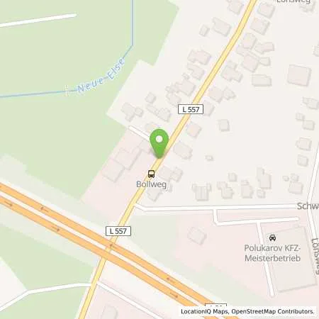 Standortübersicht der Tankstelle Energie- und Wasserversorgung Bünde GmbH in 32257 Bünde