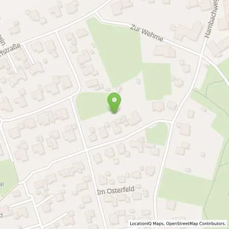 Standortübersicht der Tankstelle Westfalen Weser Netz GmbH in 32289 Rödinghausen