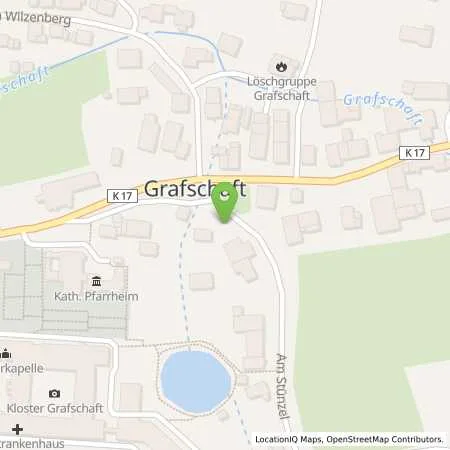 Standortübersicht der Tankstelle innogy SE in 57392 Schmallenberg