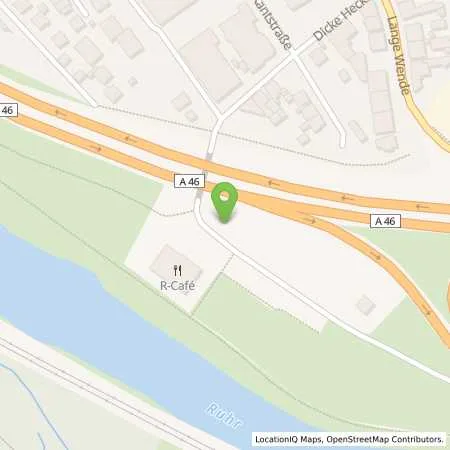 Standortübersicht der Tankstelle innogy SE in 59755 Arnsberg