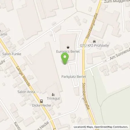 Standortübersicht der Tankstelle EnBW mobility+ AG und Co.KG in 59755 Neheim