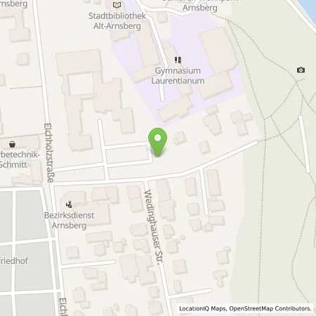 Standortübersicht der Tankstelle innogy SE in 59821 Arnsberg