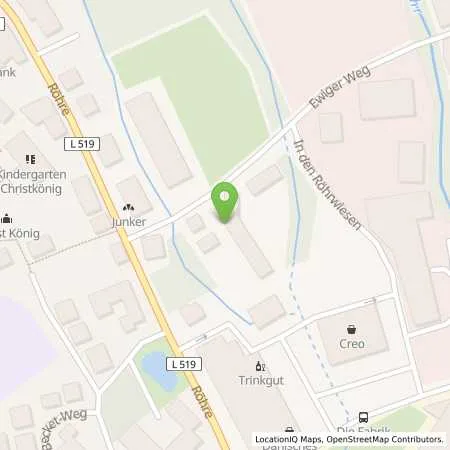 Standortübersicht der Tankstelle innogy SE in 59846 Sundern (Sauerland)