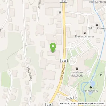 Standortübersicht der Tankstelle ASS Solar Energie UG & Co. KG in 59872 Meschede