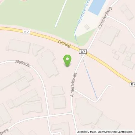 Standortübersicht der Tankstelle Westfalen Weser Netz GmbH in 59929 Brilon