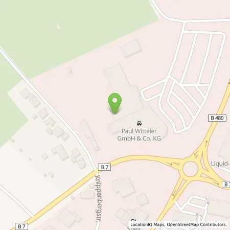 Standortübersicht der Tankstelle Paul Witteler GmbH & Co. KG in 59929 Brilon