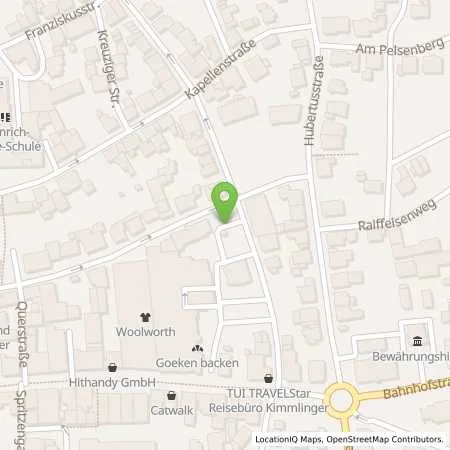 Standortübersicht der Tankstelle Stadtwerke Brilon Energie GmbH in 59929 Brilon