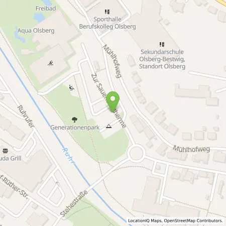 Standortübersicht der Tankstelle Hochsauerlandenergie GmbH in 59939 Olsberg