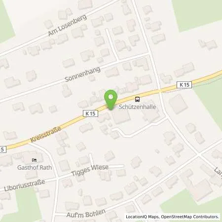 Standortübersicht der Tankstelle Hochsauerlandenergie GmbH in 59939 Olsberg