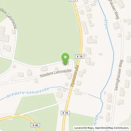 Standortübersicht der Tankstelle Privatperson in 59939 Olsberg (Elpe)