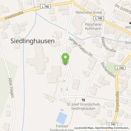 Standortübersicht der Tankstelle innogy SE in 59955 Winterberg