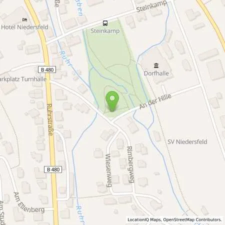 Standortübersicht der Tankstelle innogy SE in 59955 Winterberg