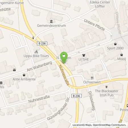 Standortübersicht der Tankstelle innogy SE in 59955 Winterberg