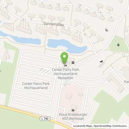 Standortübersicht der Tankstelle innogy SE in 59964 Medebach