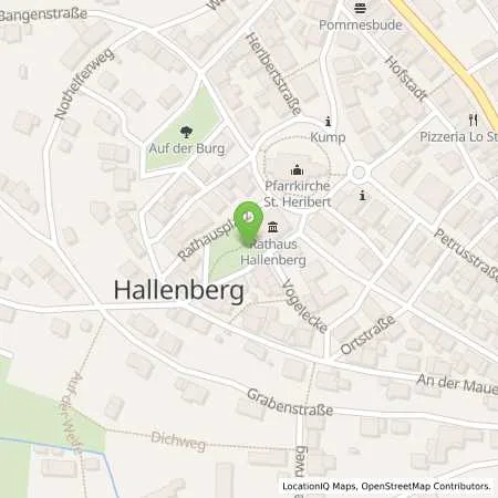 Standortübersicht der Tankstelle innogy SE in 59969 Hallenberg