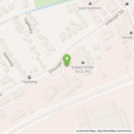 Standortübersicht der Tankstelle Seibert GmbH & Co. KG in 33034 Brakel