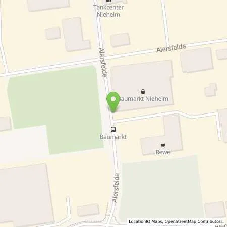 Standortübersicht der Tankstelle Westfalen Weser Netz GmbH in 33039 Nieheim