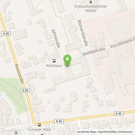 Standortübersicht der Tankstelle innogy eMobility Solutions GmbH in 37671 Höxter