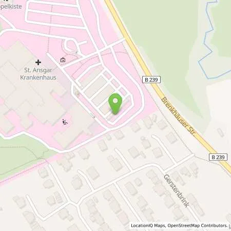 Standortübersicht der Tankstelle Westfalen Weser Netz GmbH in 37671 Höxter