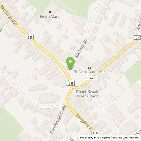 Standortübersicht der Tankstelle Stadtwerke Emmerich GmbH in 46446 Emmerich am Rhein