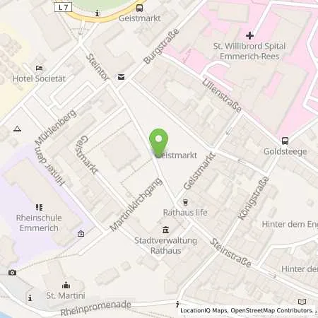 Standortübersicht der Tankstelle Stadtwerke Emmerich GmbH in 46449 Emmerich am Rhein