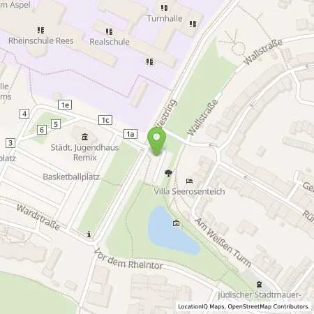 Standortübersicht der Tankstelle innogy SE in 46459 Rees