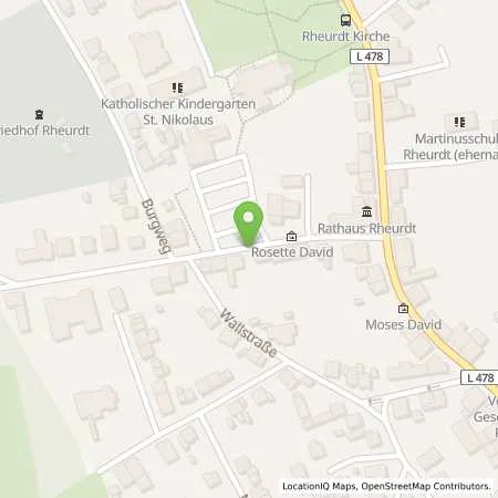 Standortübersicht der Tankstelle innogy eMobility Solutions GmbH in 47509 Rheurdt