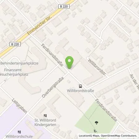 Standortübersicht der Tankstelle Stadtwerke Kleve GmbH in 47533 Kleve