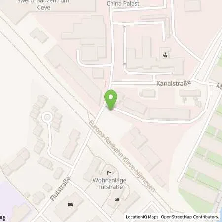 Standortübersicht der Tankstelle Stadtwerke Kleve GmbH in 47533 Kleve