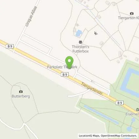 Standortübersicht der Tankstelle Stadtwerke Kleve GmbH in 47533 Kleve