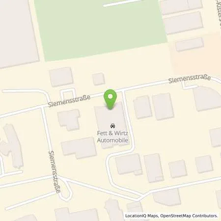 Standortübersicht der Tankstelle Fett & Wirtz in 47533 Kleve