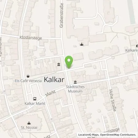 Standortübersicht der Tankstelle innogy eMobility Solutions GmbH in 47546 Kalkar