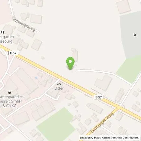 Standortübersicht der Tankstelle innogy SE in 47551 Bedburg-Hau